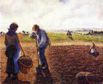 Camille Pissarro Painting - Los campesinos en el campo eragny 1890 Camille Pissarro
